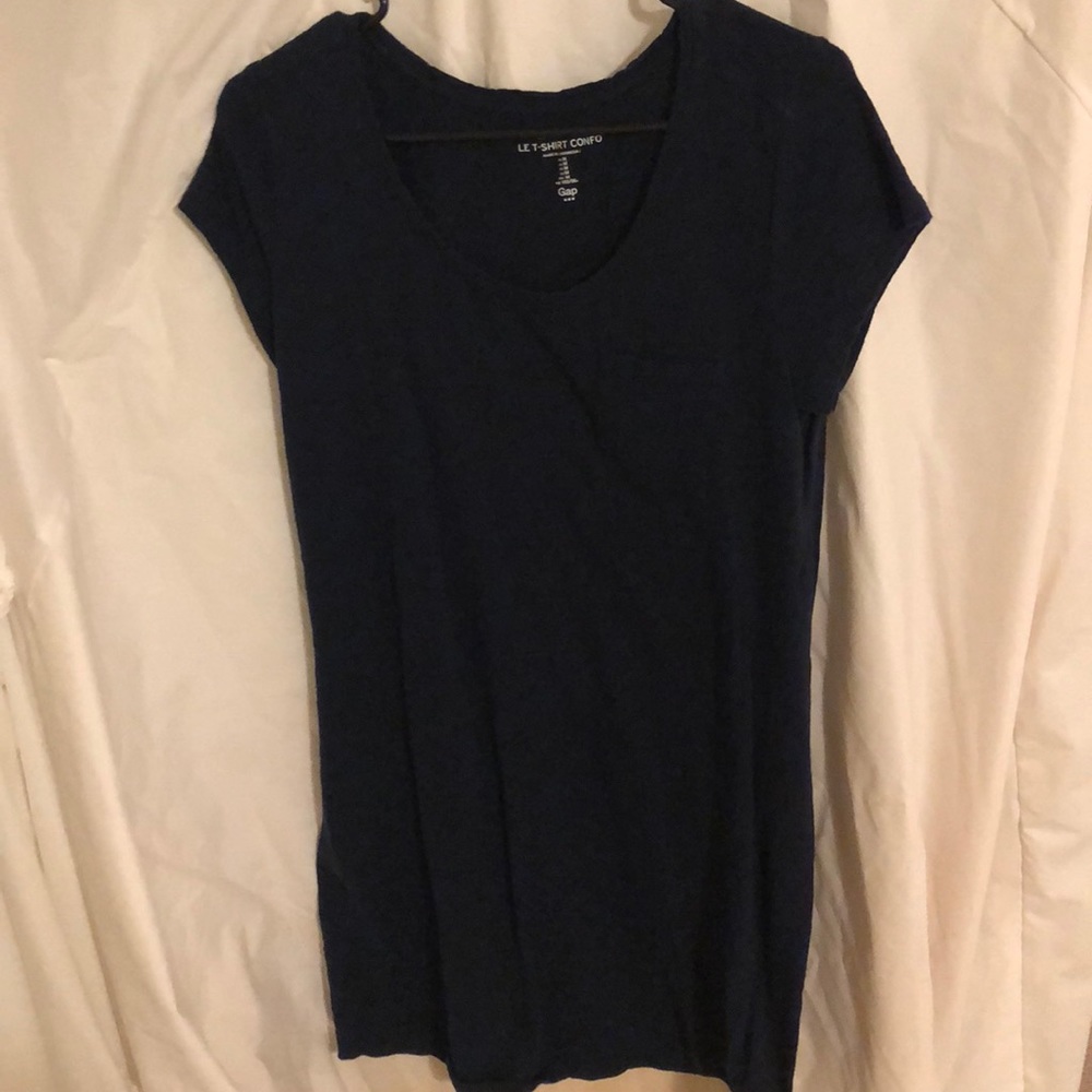 Navy blue T-shirt dress | Gap | Size: M